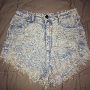 ripped short distressed shorts